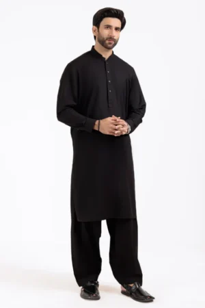 BLACK-BLENDED-KURTA